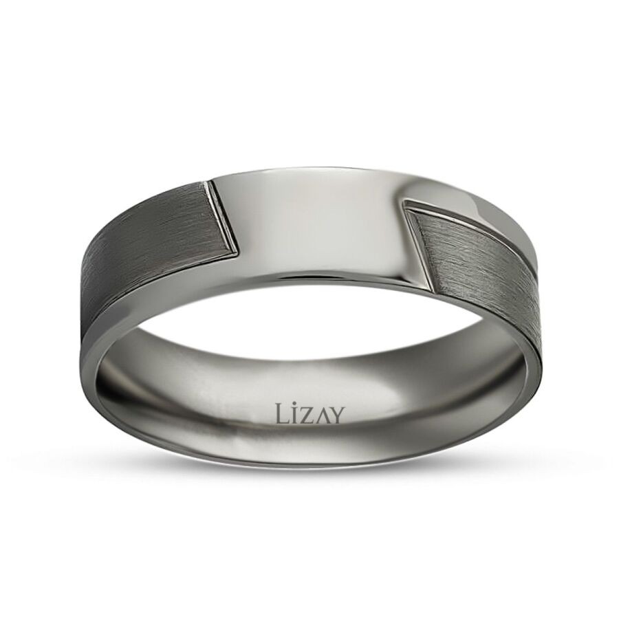 Black Gold Wedding Band
