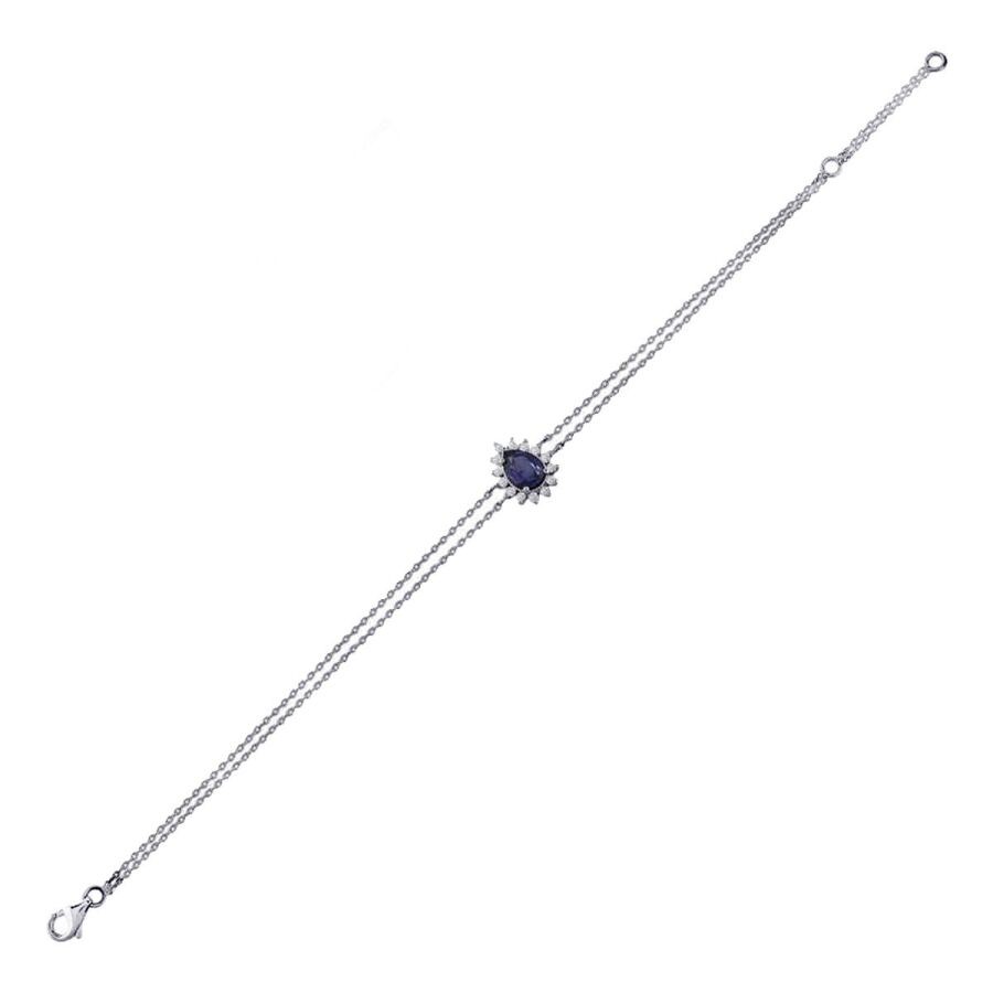 1,42 Karat Diamant Saphir Armband