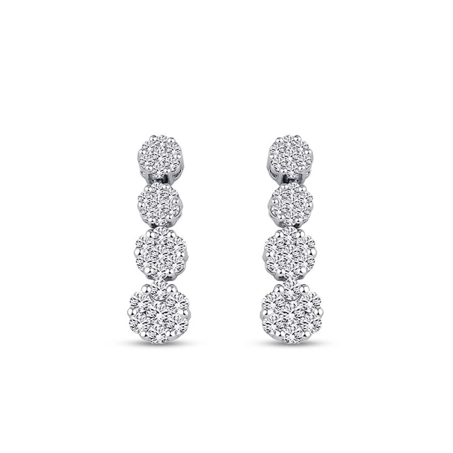 0.88 Carat Diamond Trend Earrings