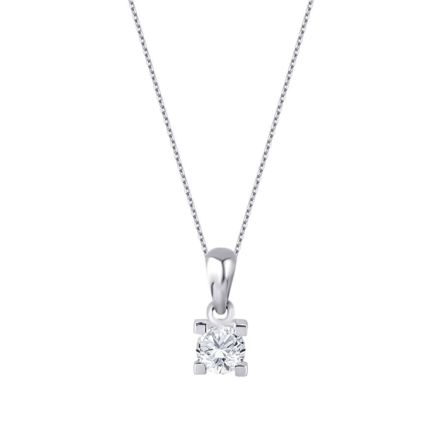 0.20 Carat Diamond Solitaire Necklace