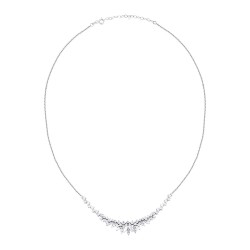 Gold Choker mit Blattmuster