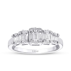 0.63 Carat Diamond Baguette Ring