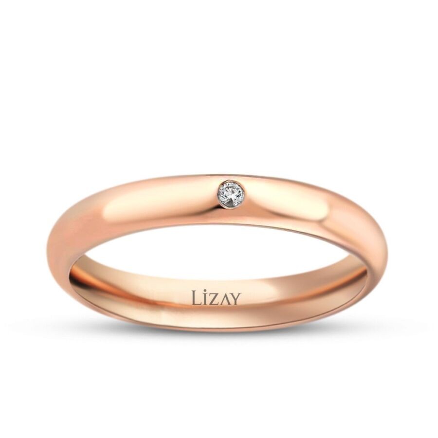 0.02 Carat Diamond Wedding Band