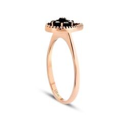 0.07 Carat Diamond Rose Ring