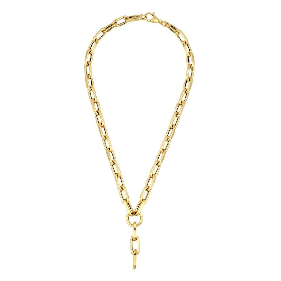 Gold Paperclip Necklace