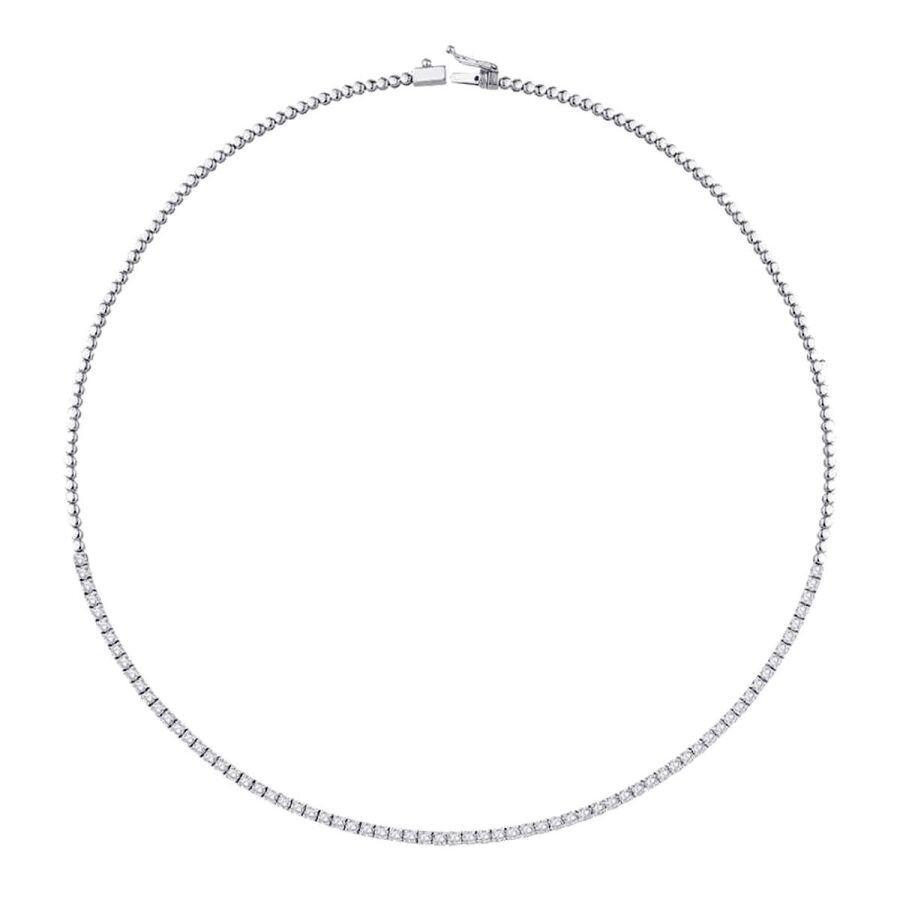 2.60 Carat Diamond Tennis Necklace