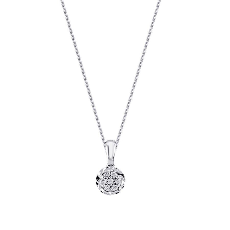 0.13 Carat Diamond-Effect Necklace