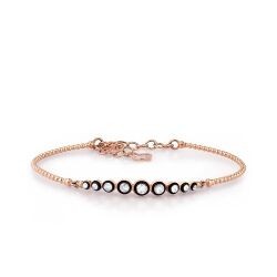 0,27 Karat Diamant Baguette Halskette