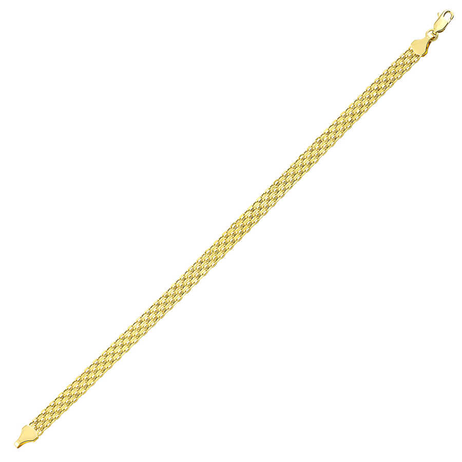 Gold Graduated Bracelet