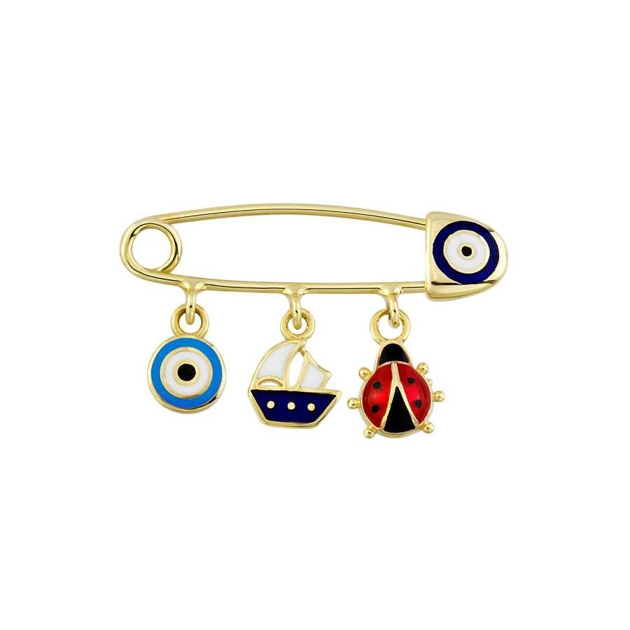 Gold Children's Lapel Pin