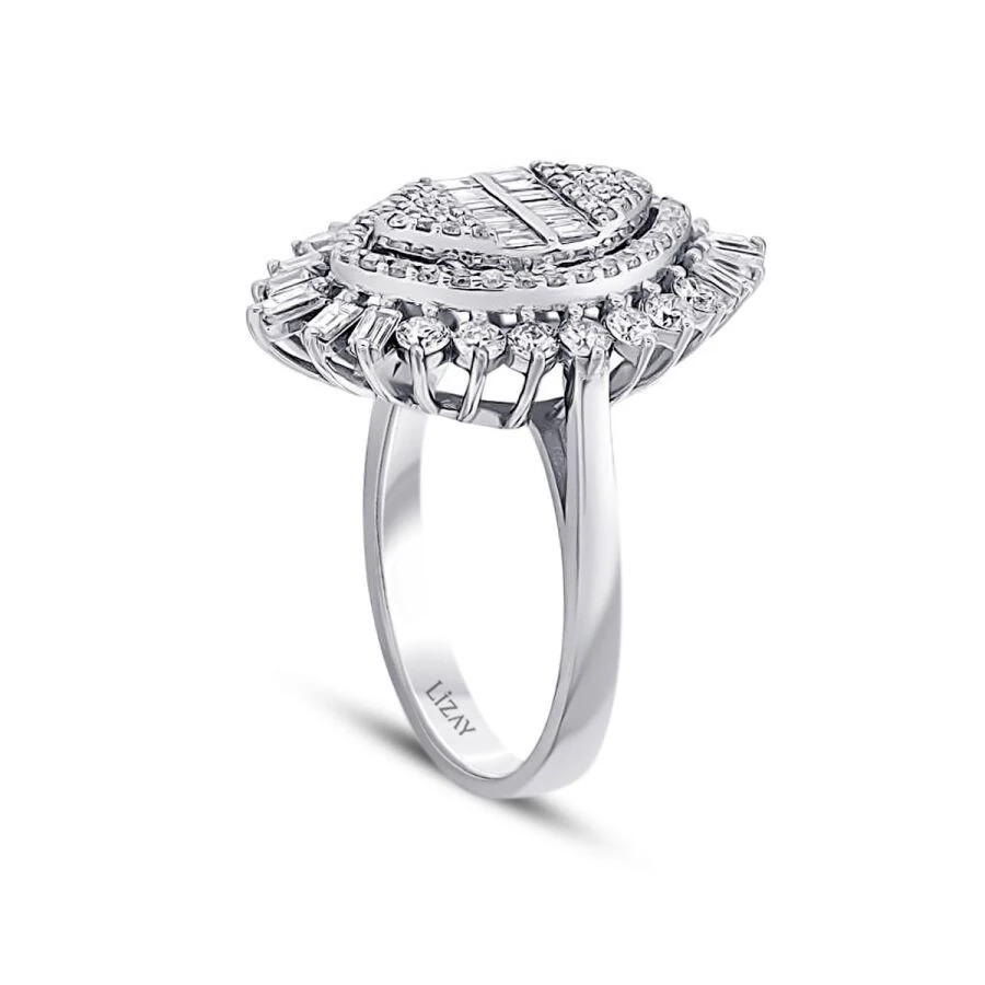 1.32 Carat Diamond Baguette Ring