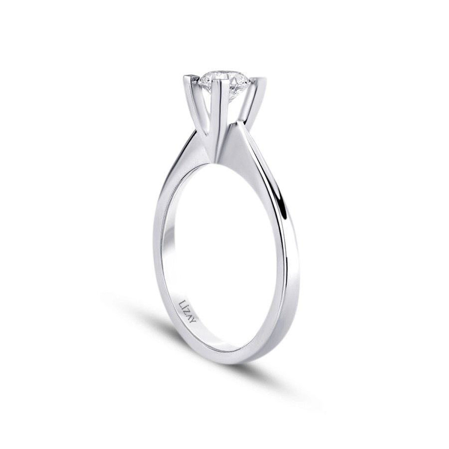0.20 Carat Diamond Round Solitaire Engagement Ring