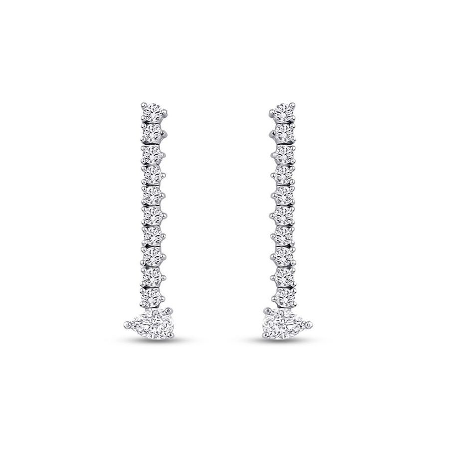 0.39 Carat Diamond Trend Earrings