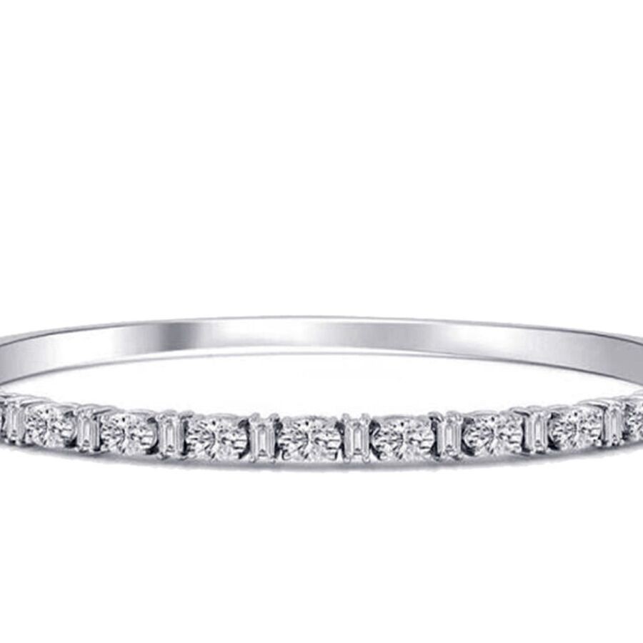 2.45 Carat Diamond Bangle