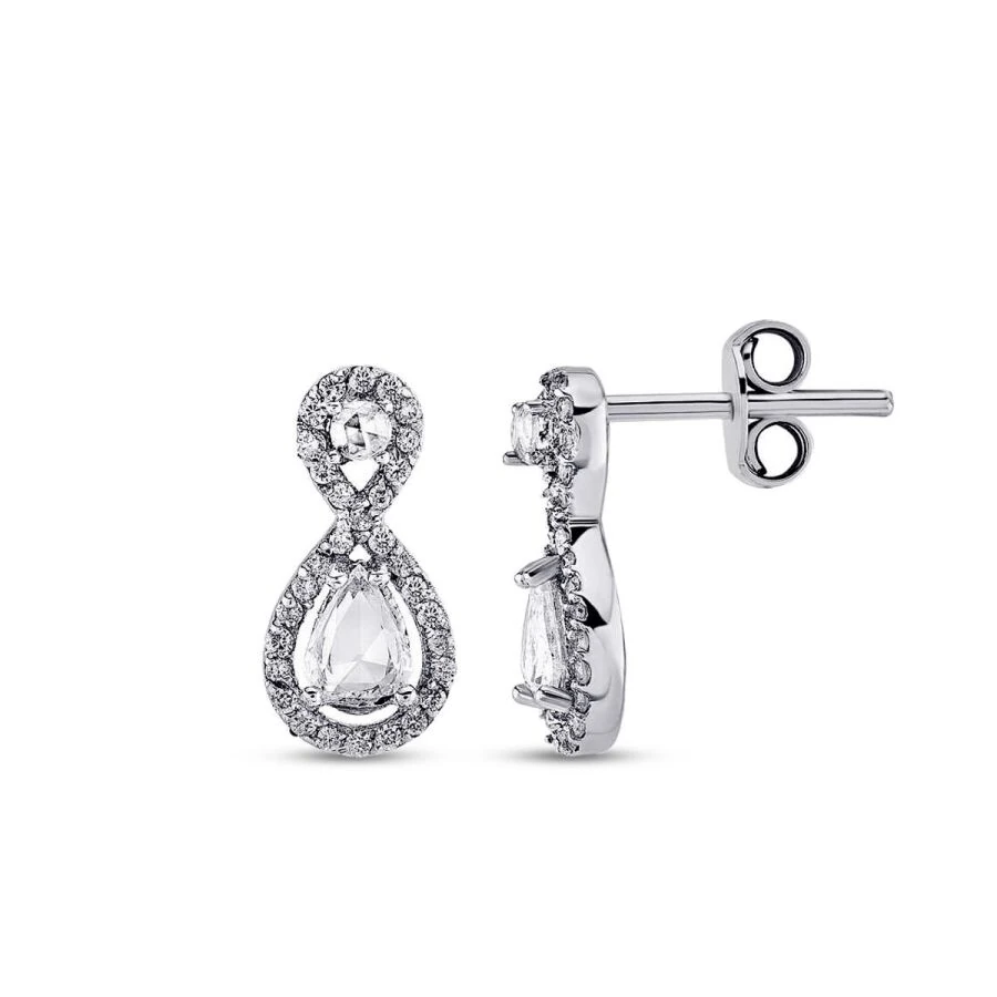 0.46 Carat Diamond Earrings