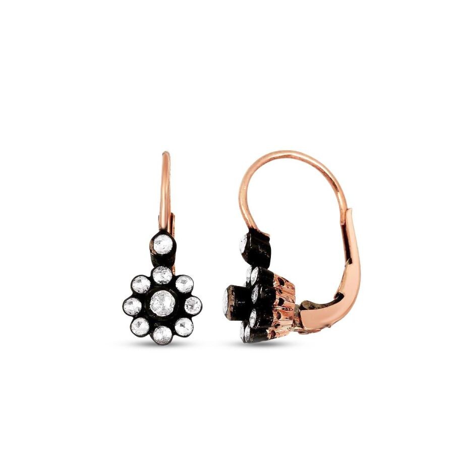 0.44 Carat Diamond Earrings