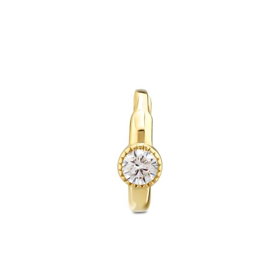 Gold Solitaire Tragus Earring