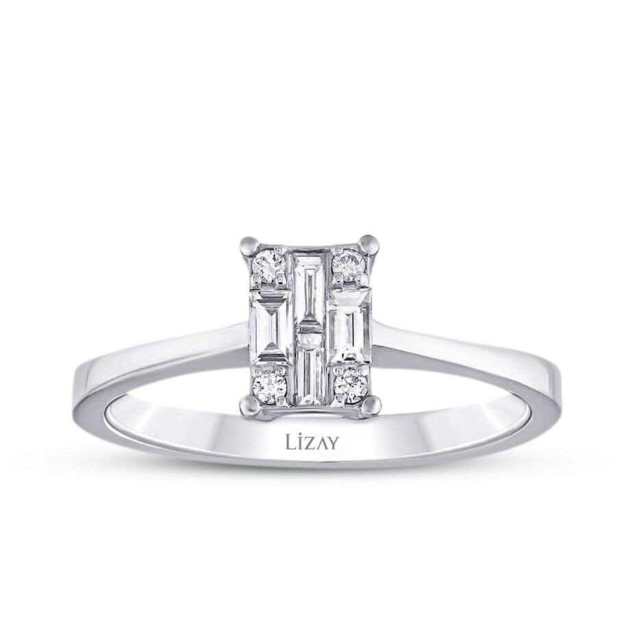 0.33 Carat Diamond Baguette Ring