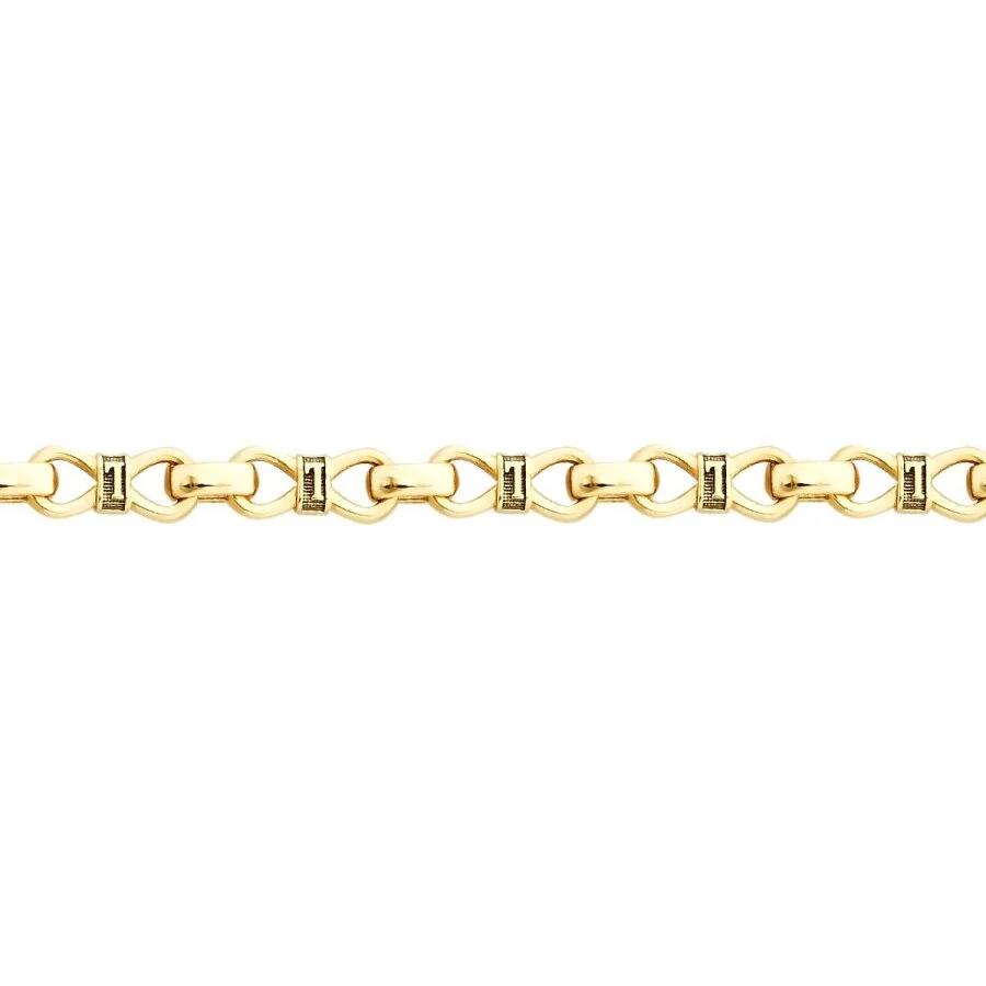 Gold Infinity Chain Men’s Bracelet