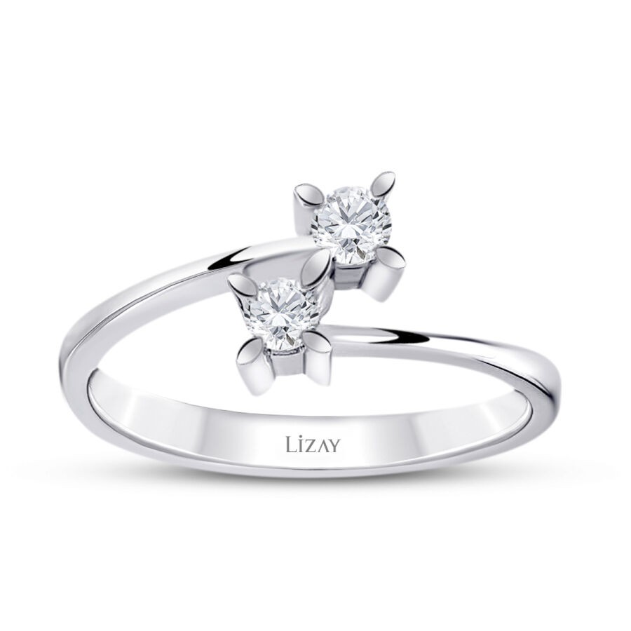 0,16 Karat Diamant Stern Ohrringe