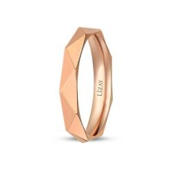 Rose Gold Triangle Wedding Band