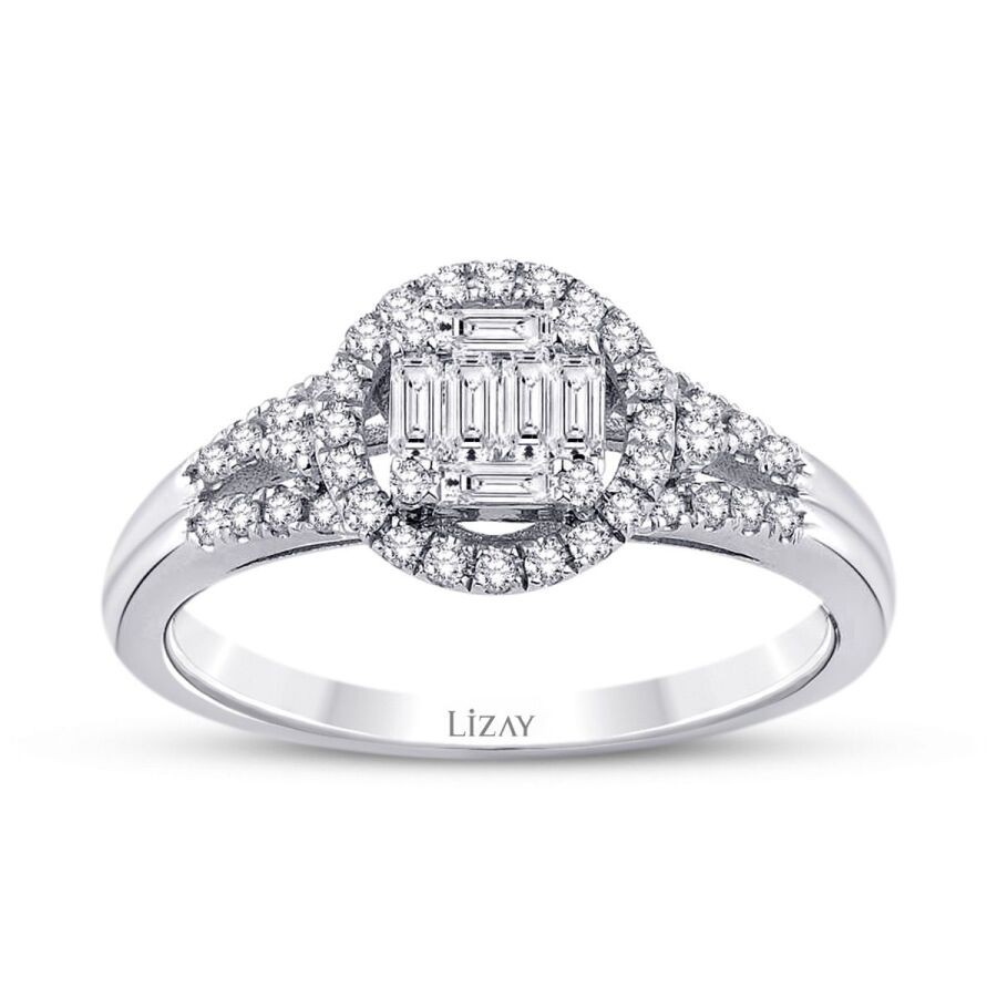 0.43 Carat Diamond Baguette Ring