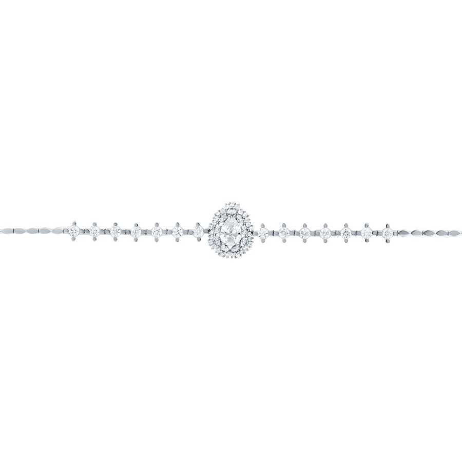 Gold Trend Sequential Solitaire Bracelet