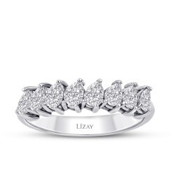 0,66 Karat Diamant Tropfen Trend Ring