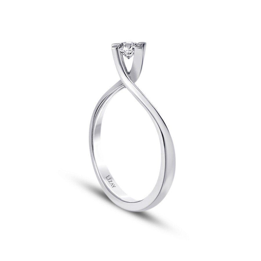 0.25 Carat Diamond Round Solitaire Engagement Ring