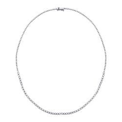 2.28 Carat Diamond Tennis Necklace