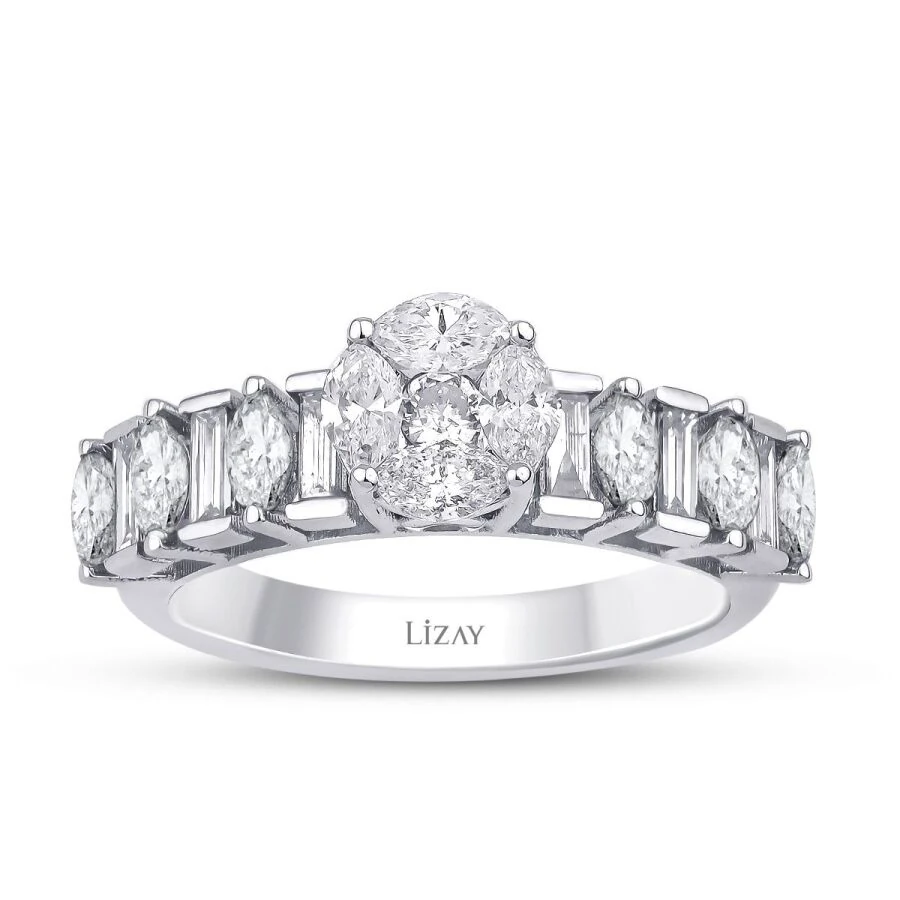 1.05 ct. Diamant Baguette Ring