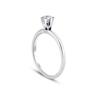 0.30 Carat Diamond Round Solitaire Engagement Ring