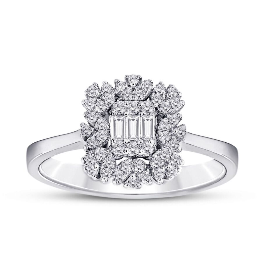 0.25 Carat Diamond Baguette Ring
