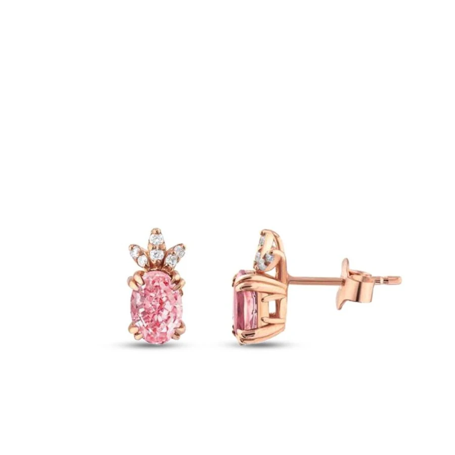 1.55 Carat Diamond Tourmaline Earrings