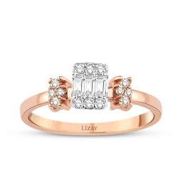 0.38 Carat Diamond Baguette Ring