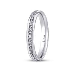 White Gold Classic Eternity Wedding Band