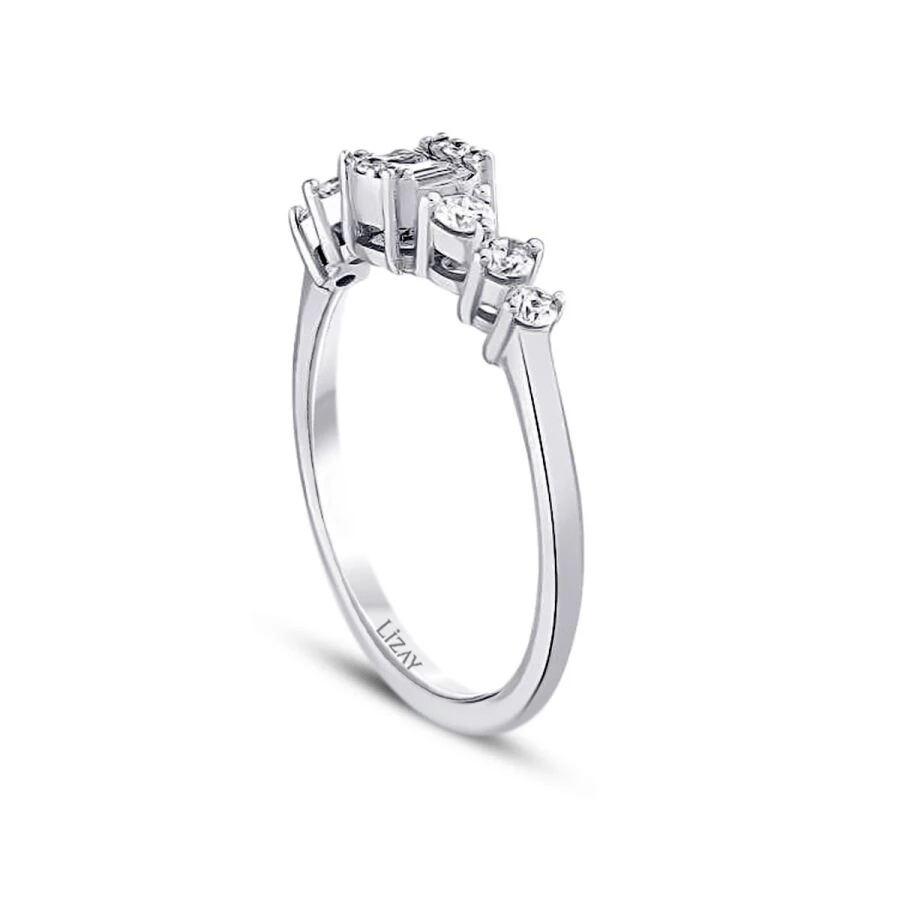 0.32 ct. Diamant Baguette Ring