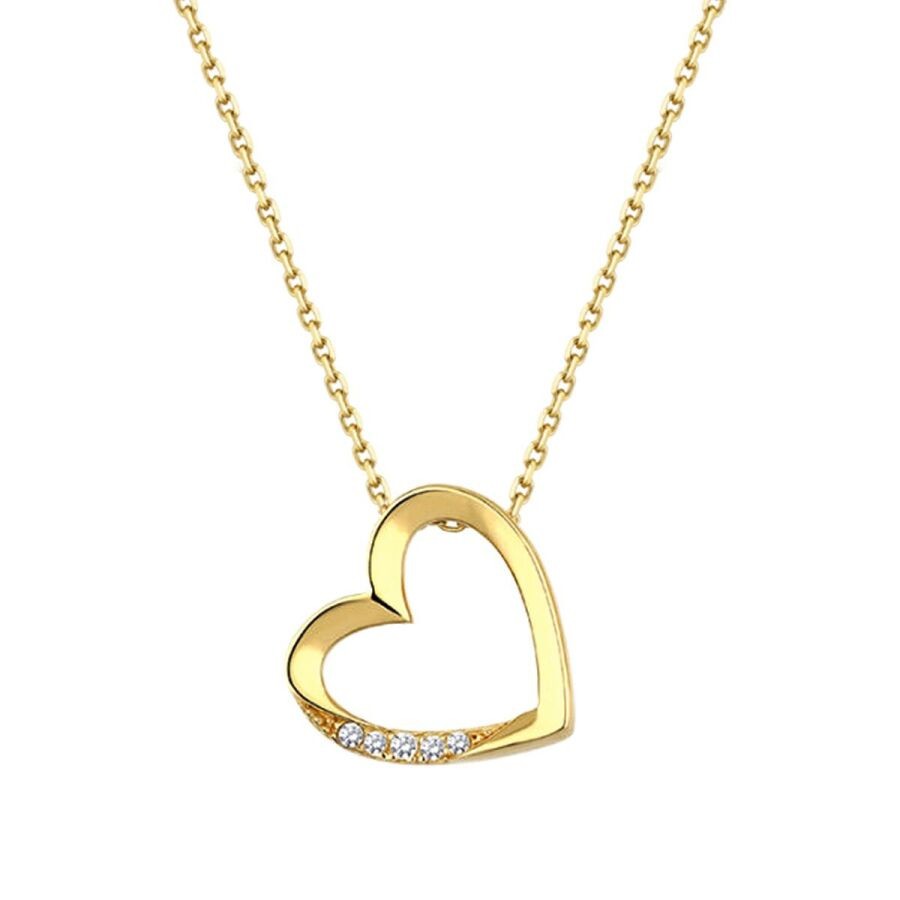 Gold Heart Necklace