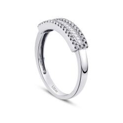 0.38 Carat Diamond Baguette Ring