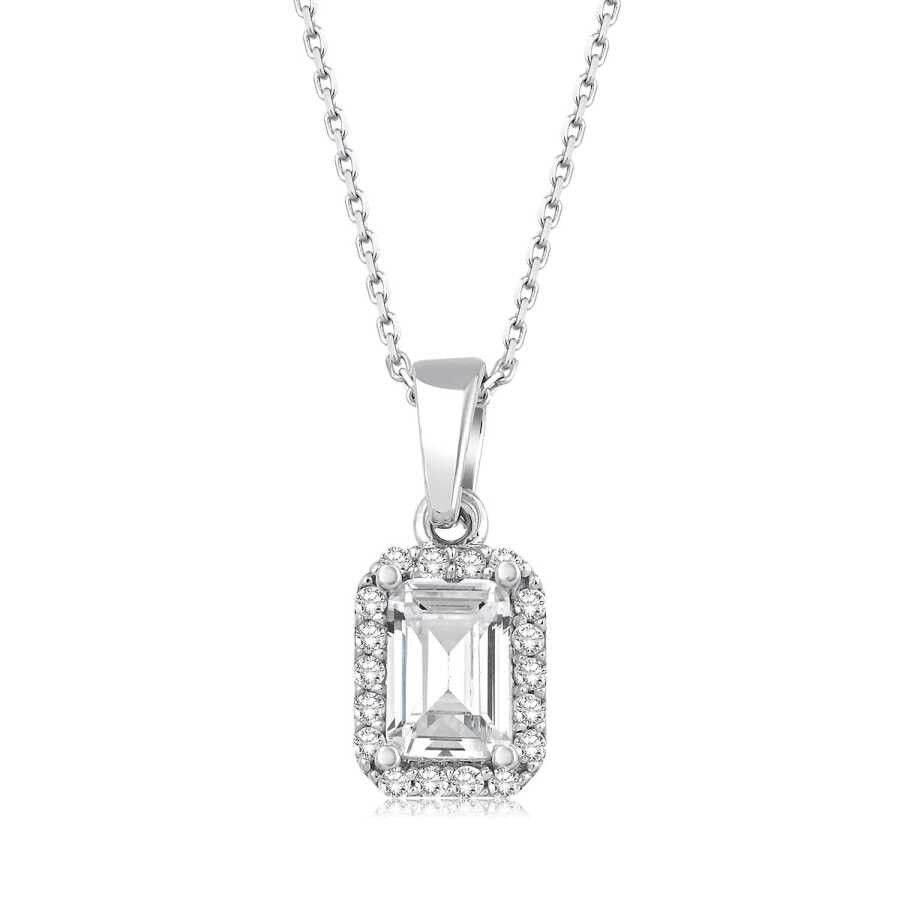 Classic Gold Baguette Necklace