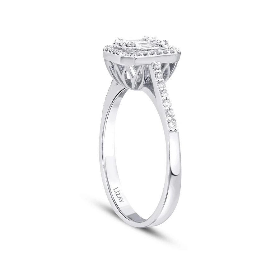 0.32 Carat Diamond Baguette Ring