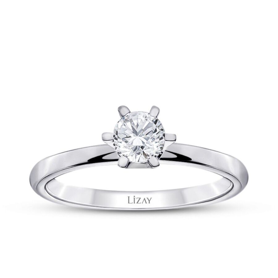 0.30 Carat Diamond Round Solitaire Engagement Ring