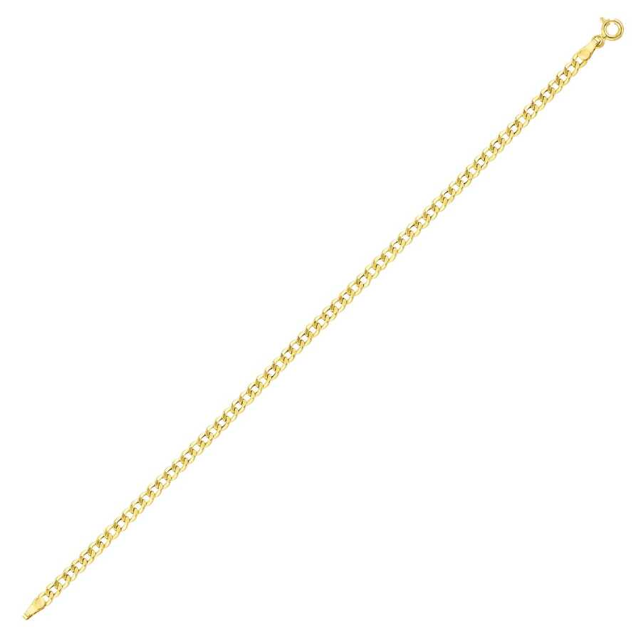 Gold Trend Plain Chain Bracelet