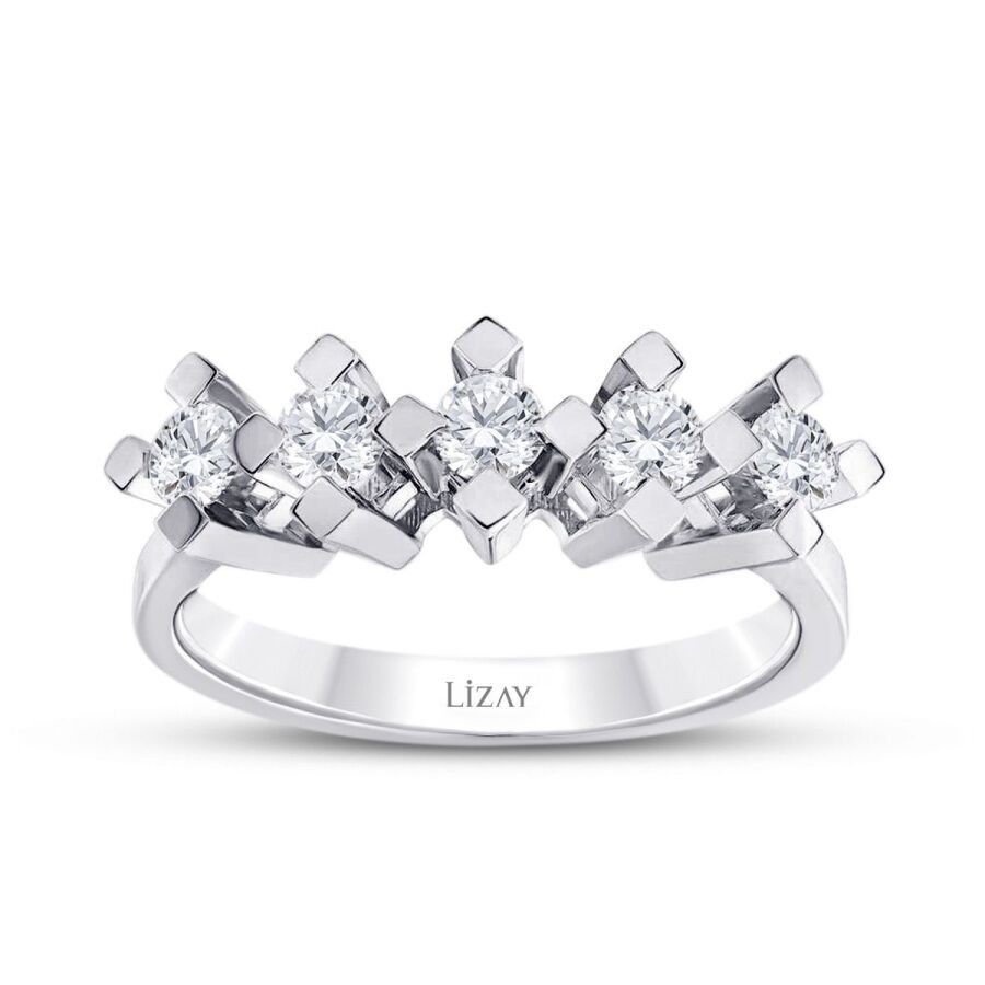 0.50 Carat Diamond Five-Stone Ring