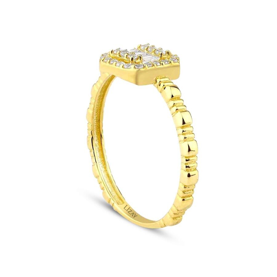 Gold Baguette Ring