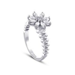 0.51 Carat Diamond Trend Flower Ring