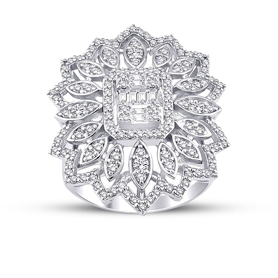 0.99 Carat Diamond Baguette Ring