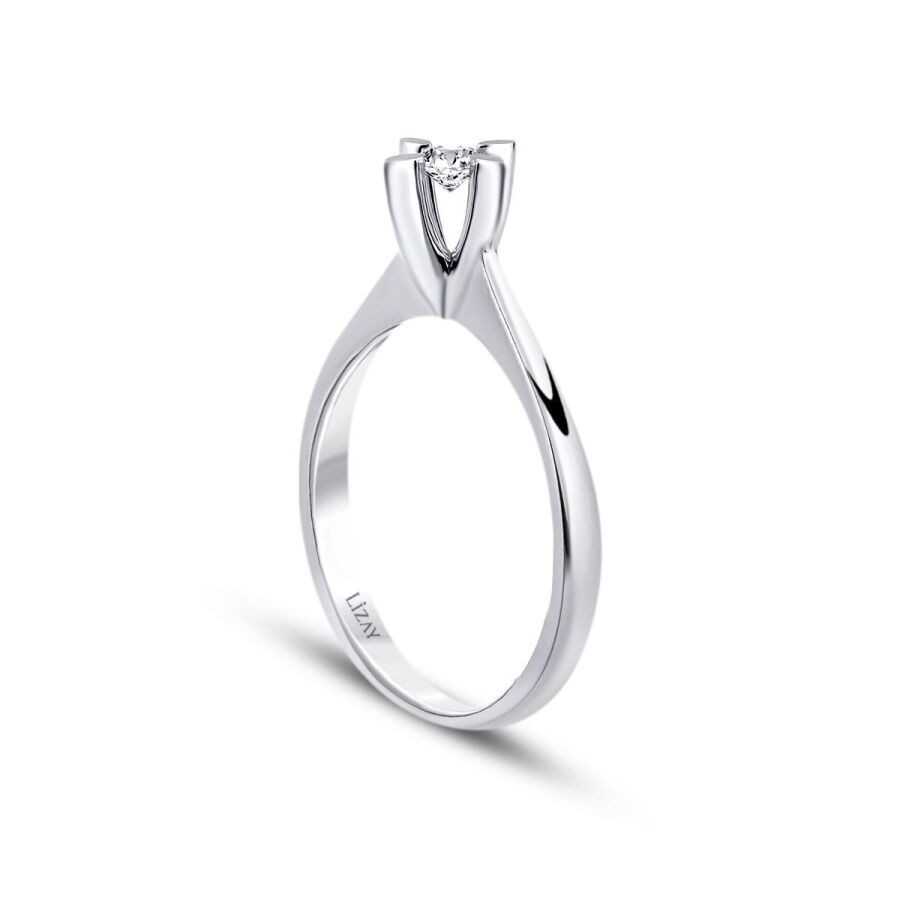 0.20 Carat Diamond Round Solitaire Engagement Ring
