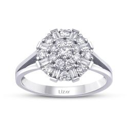 0.64 Carat Baguette Diamond Ring