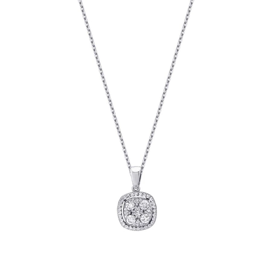 0.21 Carat Diamond Effect Stone Necklace